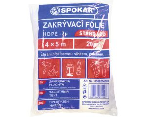 Folie zakrývací  4x 5  7my