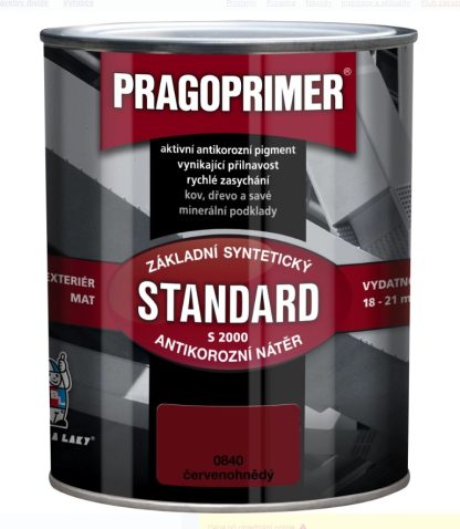 Pragoprimer S 2000/0840 základní červenohnědá 0,6l