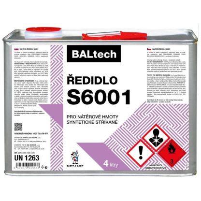 Ředidlo S 6001 syntetika 4l Baltech