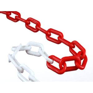 Řetěz PVC  8 červeno-bílý