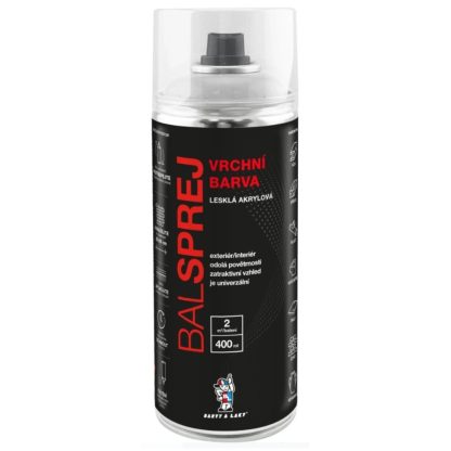 Sprej RAL 9010 vrchní akryl bílý 400ml