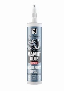 Lepidlo Mamut 290ml CRYSTAL průhledný MODRÝ