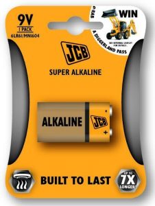 Baterie JCB 9V 6LR61
