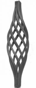 Košík kovaný 190x 50/ 12x12mm