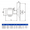 Pant M20 Zn 100x100 plotna - Image 2
