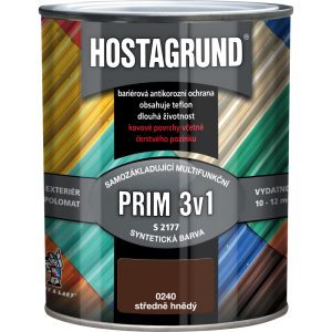 S 2177/0240 Hostagrund 3v1 hnědá světlá 0,6l
