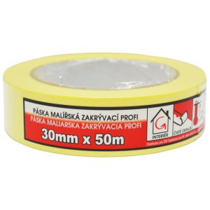 Páska zakrývací  30x 50m 80°C P