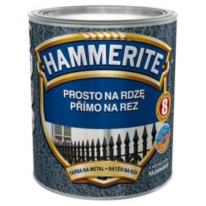 Hammerite na rez světle šedá hladká 0,25