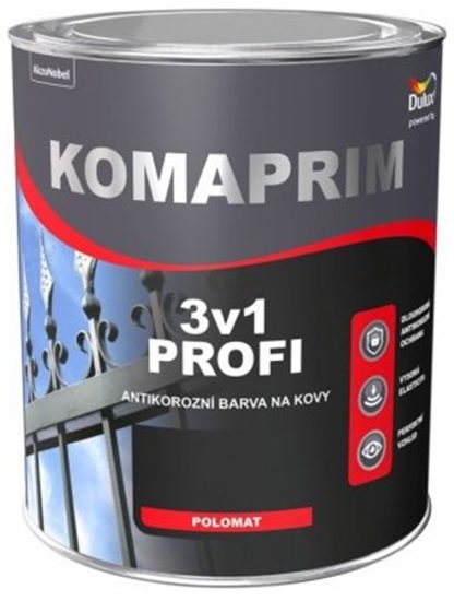 Dulux Komaprim PROFI 3v1 RAL 9003 bílý 0,75l